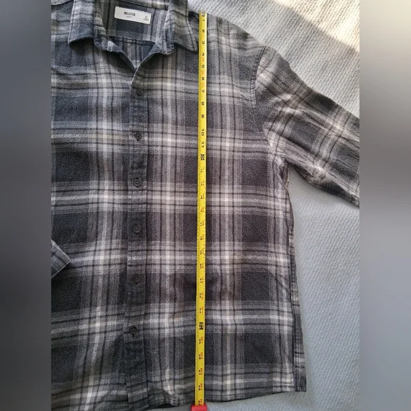 Hollister 100% Cotton Smokey Grey Flannel - Picture 9 of 12